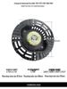 Hand-Cranked Mini Tiller Starter for 170F, 178F, 186F Air-Cooled Diesel Engines