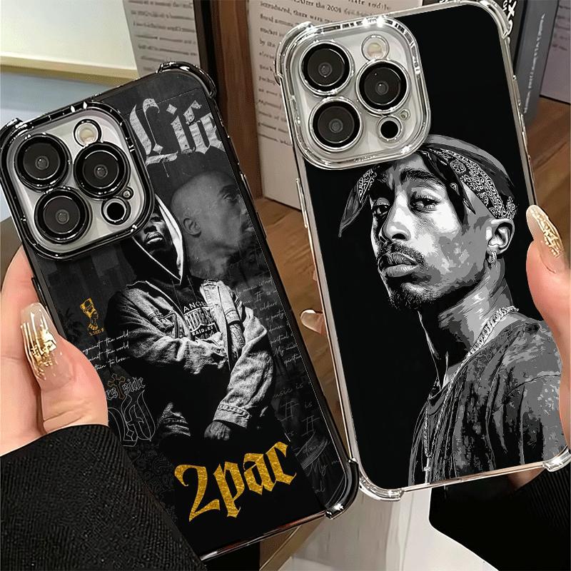 Rapper 2pac Singer Tupac Soft Phone Case For Xiaomi Poco X7 X8 Pro Max X6 X5 X3 F8 Ultra F7 M8 M7 M5S Redmi 15C 15A 15 14C 13C 1