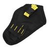 Portable Oxford Cloth   Waist Bag Drills Holder Storage Pouch for Electric Drill Tool(black&yellow )