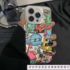 Crab roe burger is suitable for Apple 16Promax mobile phone case personalized vitality case iPhone15/14/13 European and American style 12