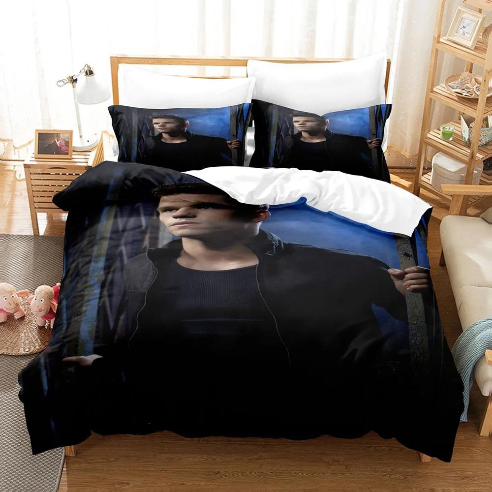Teen Wolf Sengetøysett Enkelt Dynetrekk Dobbel Størrelse Sengetøy Queen King For Voksne Romdekor Populær Amerikansk TV-serie