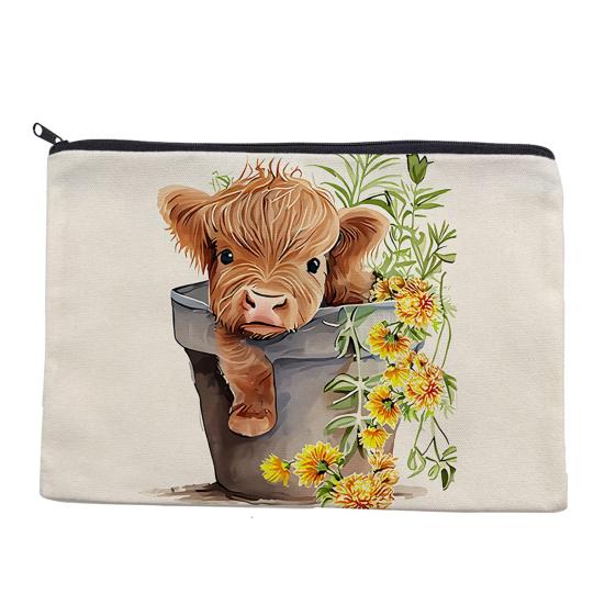 Storage Bag Compact Size Storage Item Canvas Black 1 Pc