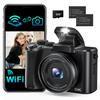 8K Digital 88 Sends Images To Retro 48 Million Effective Image Front and Rear Ideal for and Includes 64g Black Camera, Megapixels, Smartphones,