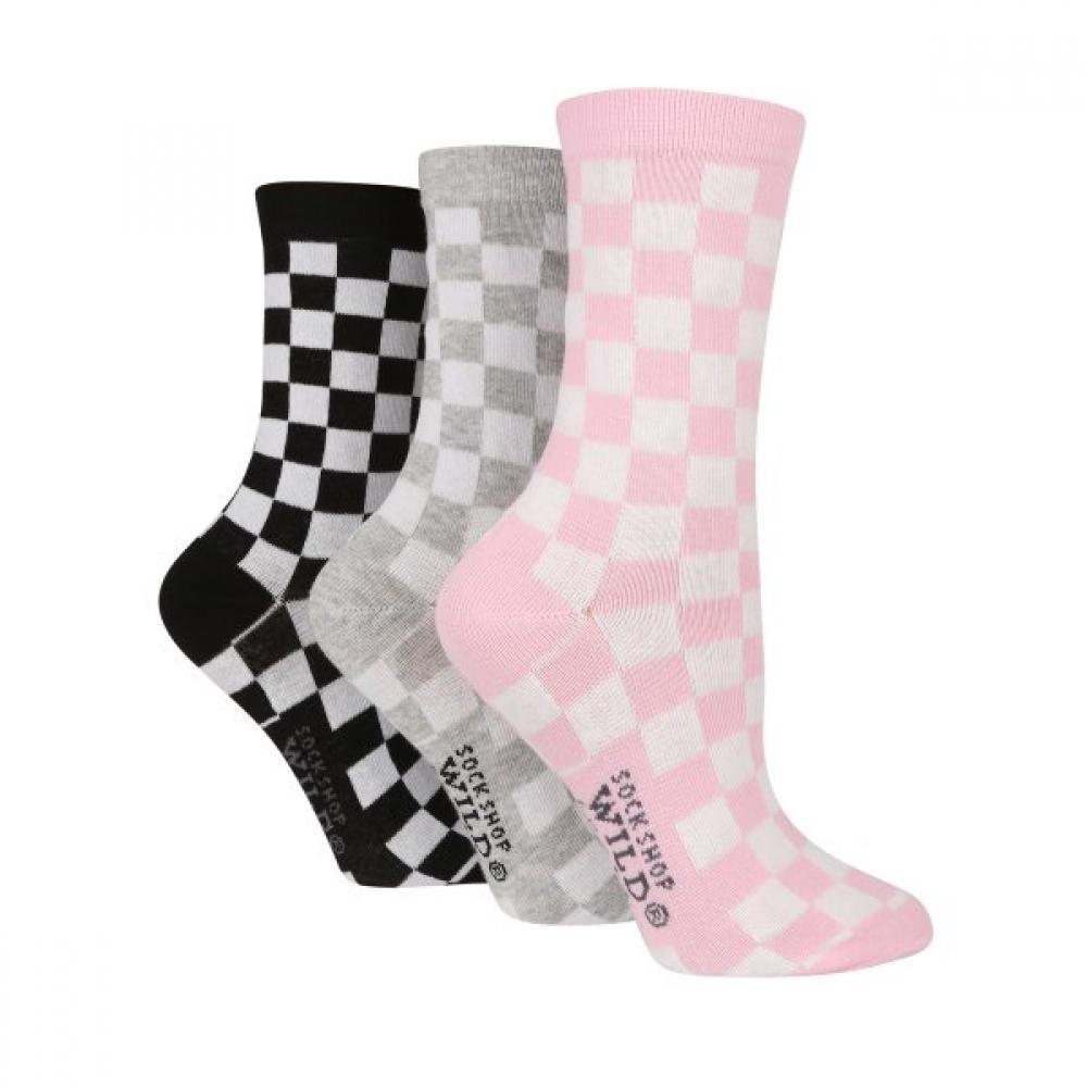 Sock Shop Women S Checker SockS Set Checker