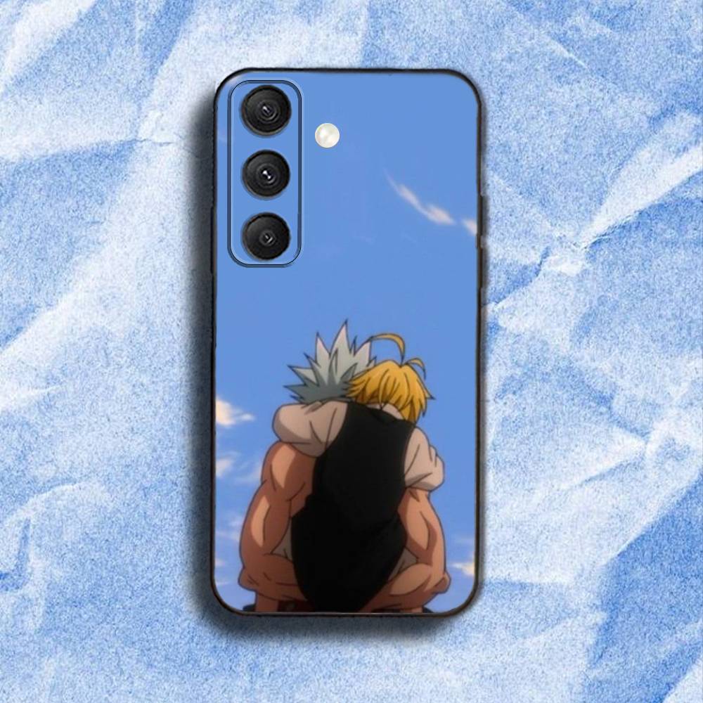 SDS S-Seven Deadly S-Sins Phone Case For Samsung S 25,24,23,22,30,21,10,9,Ultra,Plus,Lite,FE,4,5G Black Soft Case