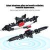 1/10 RC Aluminum Alloy Front and Rr Axle for Crawler   SCX10 II 90046 90047