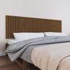 824831 vidaXL Wall-mounted Headboard Honey Brown 204x3x60 Cm Solid Pine Wood