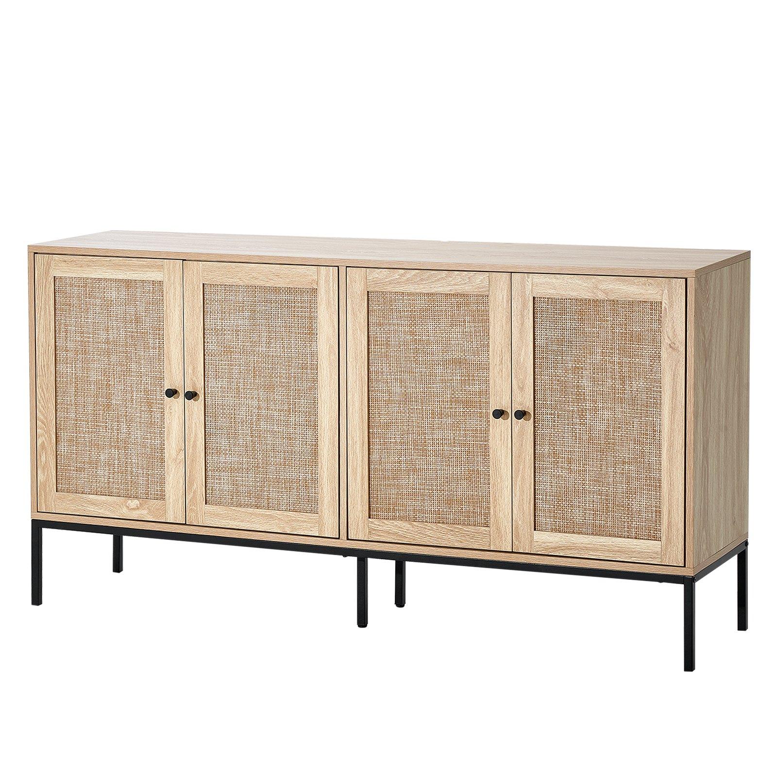 VEVOR Rattan Cabinet, Rattan Storage Cabinet