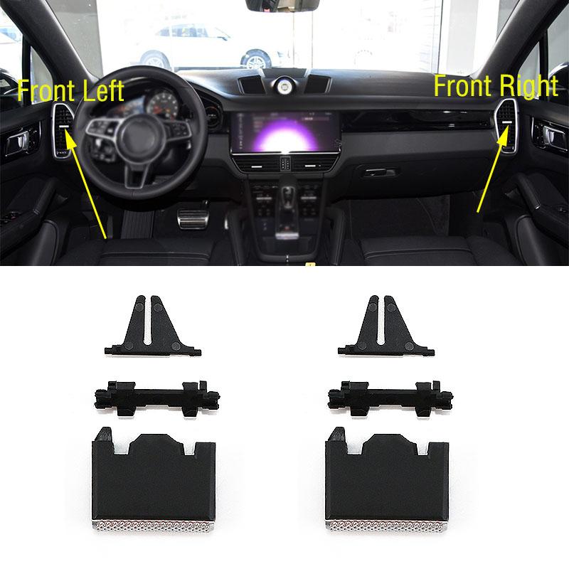 For Porsche Cayenne 2018- Car Front Dashboard Rear Air Conditioner Outlet A/C Air Conditioning Vents Tab Clip