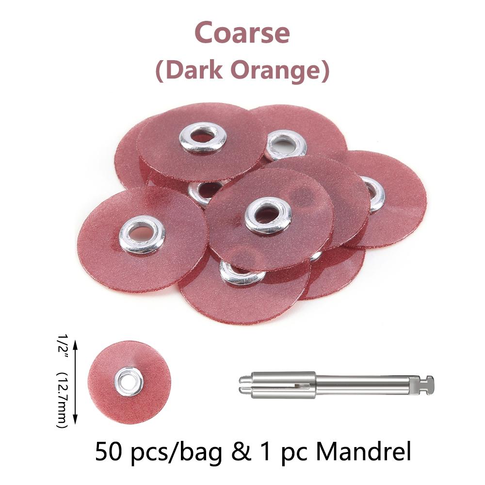 50Pcs Autoclavable Dental Polishing Discs For Composites Ceramics Finishing Discs Restorations Dental Tools