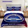 Set di tre pezzi Spirito di squadra Buffalo Bills(1 * copripiumino + 2 * federa, senza nucleo)Set biancheria da letto Morbido e confortevole Copripiumino e federa