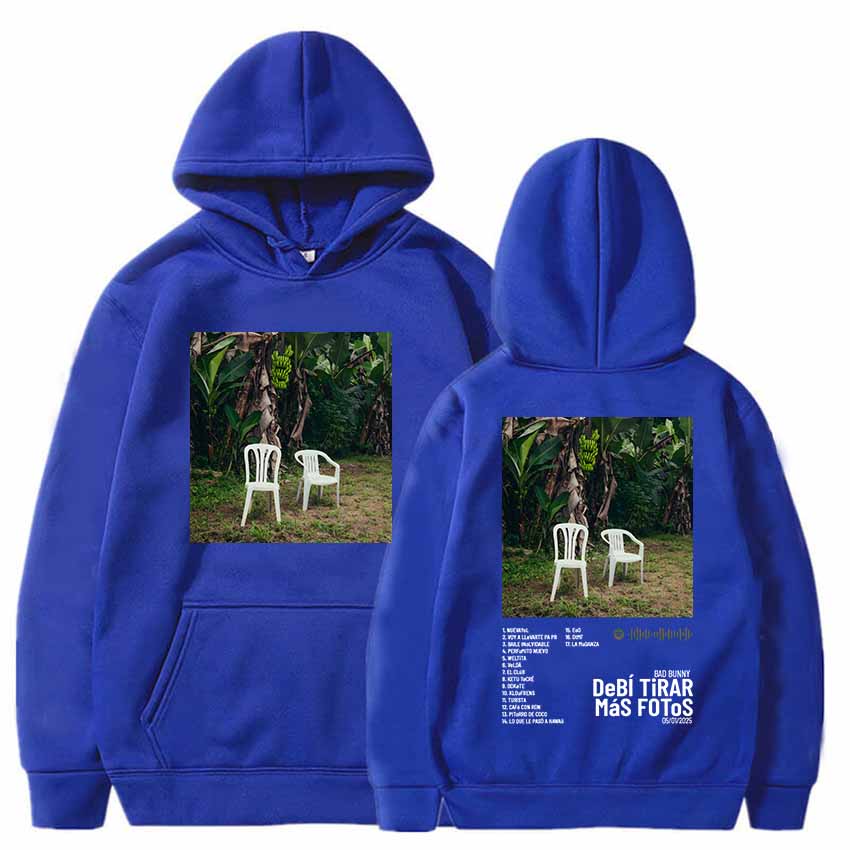 Women Clothes Bad Bunny DTMF Debí Tirar Más Fotos Hoodies 2025 Album Printing Sweatshirts Winter Casual Sudaderas Para Mujer