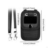 Enforcement Storage Case with Neck Lanyard Outdoor Organizer Lightweight Carrying Bag Pouch