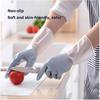 3 Pairs Rubber Cleaning Gloves, Reusable Dishwashing Gloves for Kitchen Household Washing Dishes Tool, Non-Slip