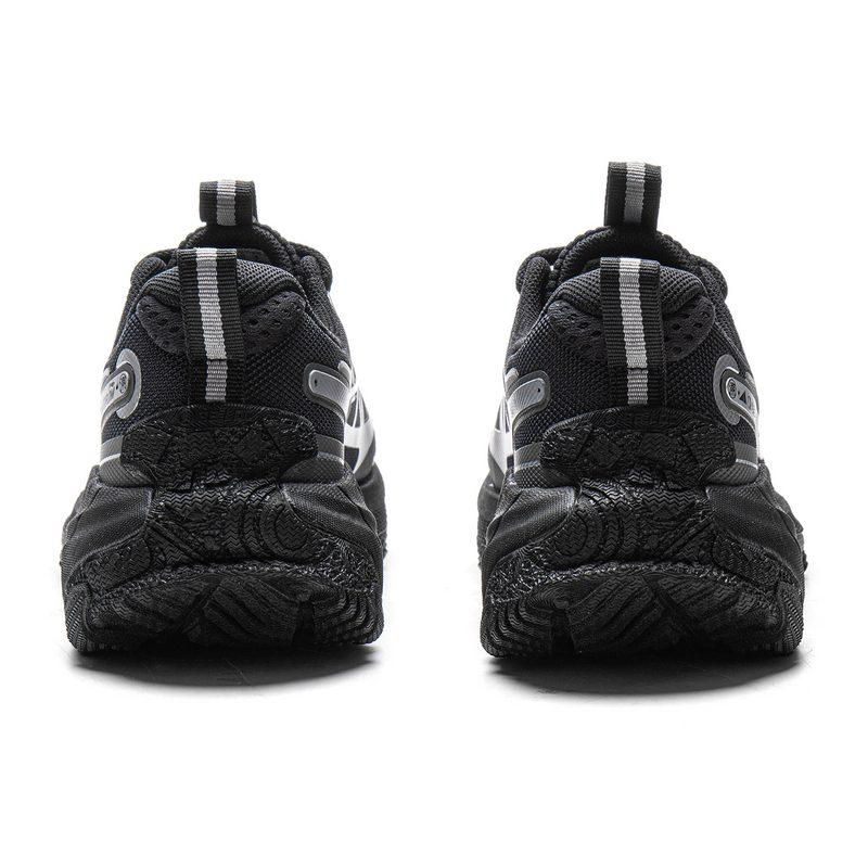 Li Ning Outdoor CF Tracing, Yijie 2.0 TPU Low Top Hiking Shoes Unisex Black Silver AHTV039-2