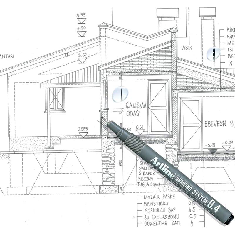 Artline drawing system pen - black 0.05 mm writing width