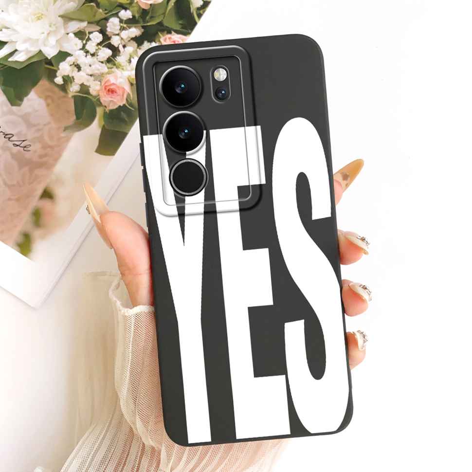 For Vivo S17 V2283A Case Cute Cartoon Cat Butterfly Silicone Back Cover For Vivo S17 S17 Phone Protection Cases Fundas