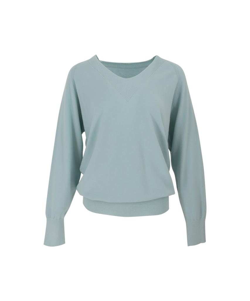 Baseukala V-Neck Raglan Long Sleeve Knitwear (6Colors)