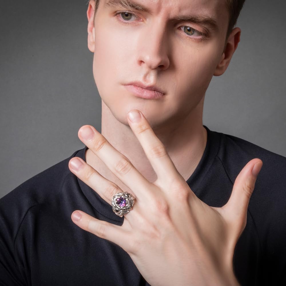 ArtemisClassic Pierścionek Michael Rozmiar Uniwersalny Srebrna Biżuteria Markowa Srebrny Pierścionek Srebrny Pierścionek 925 [Artemis Classic] ac-acr0228 Męski