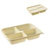 Eco-Friendly Divided Disposable Meal Boxes