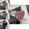Fashionable Heart-shaped Crossbody Bag For Women In Elegant Black Gray Gold Pink Silver Colors