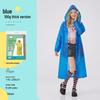 Reusable Full-Length Women's Raincoat for Outdoor Use