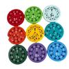9Pcs Math Facts Fidget Educational Learning Rotary Toy Whirligig for Kids Chat Game Addition