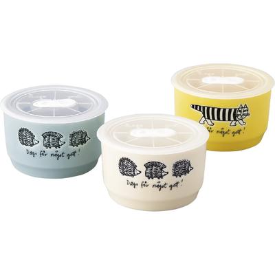[Yamakasyoten] Conjunto de Tigelas Lisa Larson P – utensílios de cozinha