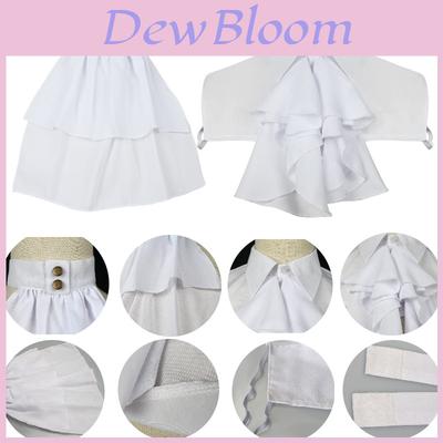 Vintage French Style White Lace False Collar For Men And Women