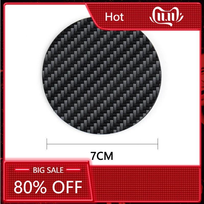 Nuovo 2025 Tappetino Portabicchieri in Carbonio per Auto in Pelle Antiscivolo per Mercedes Benz AMG W204 W205 W203 W212 W213 W206 W210 W124 W1