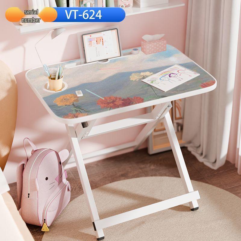 Przenośny wielofunkcyjny składany zestaw biurka i krzesełka dla dzieci - Nie wymaga montażu