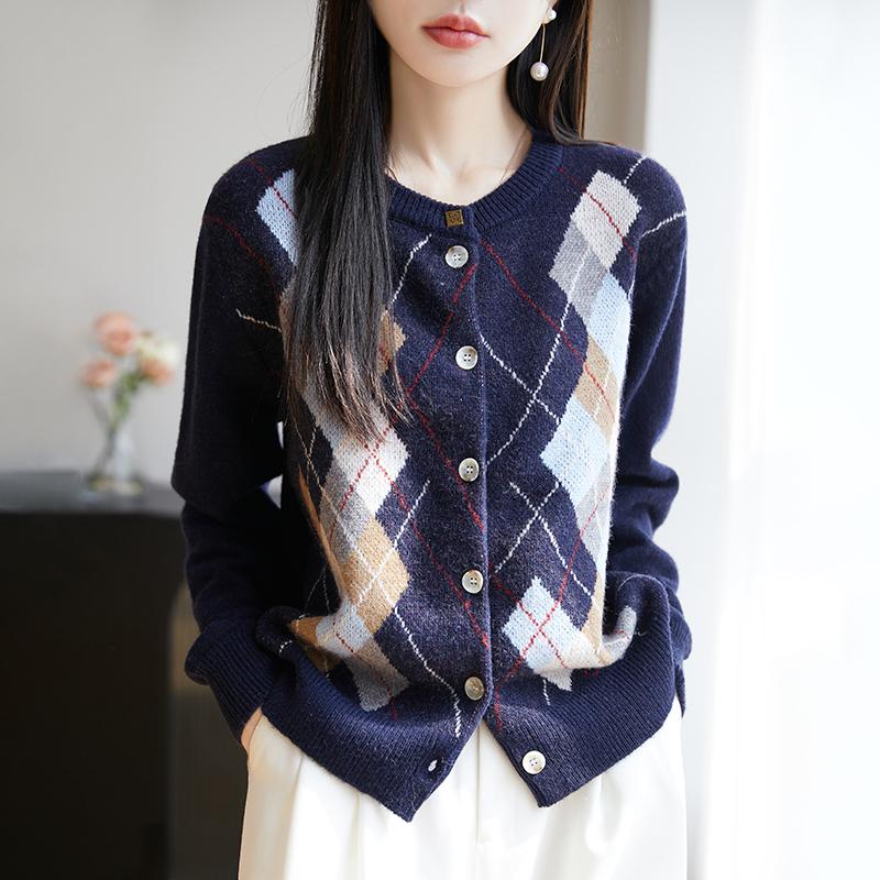 Cardigan ușor, 50% lână, 50% mătase de dud, pentru femei - tricotaje versatile pentru 4 sezoane pentru confort și stil pe tot parcursul anului