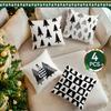 Christmas Simplicity Pillowcase Bedroom Sofa Cushion Cover 100% Polyester Living Room Cushion Pillowcase Home Decor