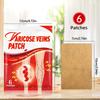 6 Patches/Pack Varicose Vein Patch External Plaster Shu Ning Patch Breathable Long-Lasting Soothing Spider Leg Vein Care Patches