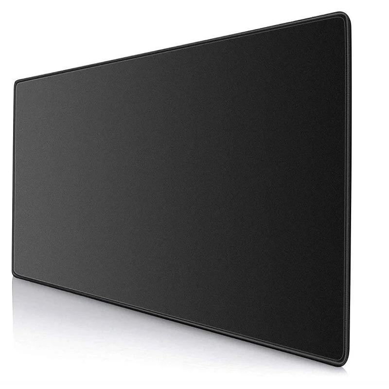Black Large Soft Comfortable Mouse Pad Anti-Slip Gaming & Office Desk Mat for Students