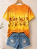 Women's Summer Tops Fashion Stylish Modern Short Sleeve Crew Neck Round Neck Regular Tops Casual  Summer Spring