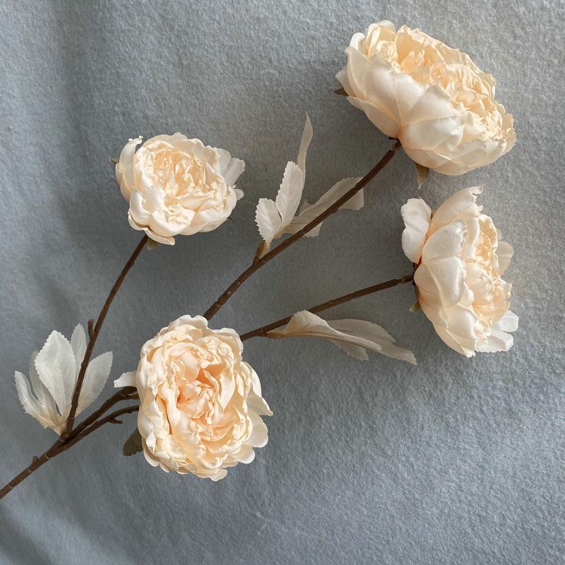 

Четырехглавый пион Guochao искусственные цветы для украшения стола в помещении шампанского