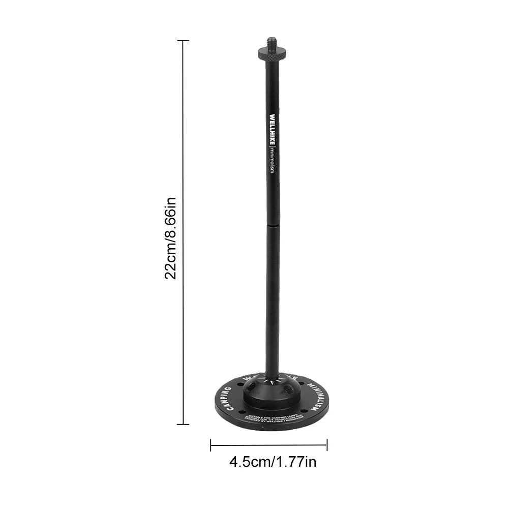 Camping Light Holder Portable Desktop Lamp Stand Aluminum Alloy Height Adjustable Lightweight Outdoor Lantern Bracket