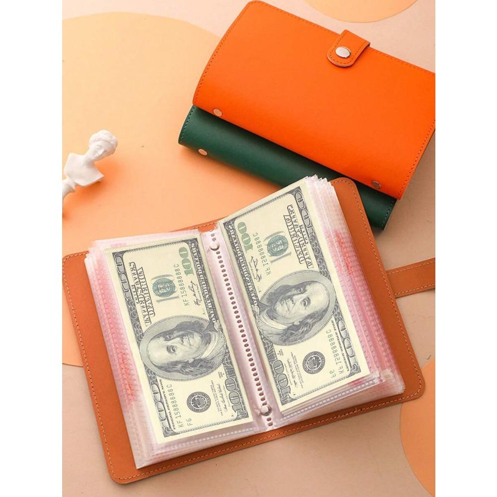 Savings book, binder, challenge to save money