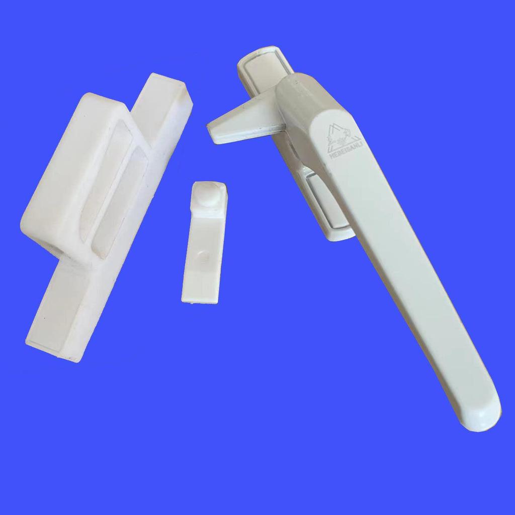 Verstärkter UPVC-Dreh-Kipp-Tür- und Fenstergriff in L-Form mit Schloss