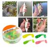 50Pcs Paddle Tail Swimbaits Soft Fishing Lures for Trout Artificial Baits Fishing Lures Swim Baits 1.5cm