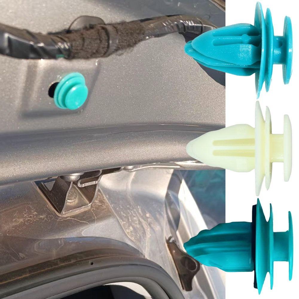 100pcs Rivet Kit Retainer Fastener Rivet Accessories Car Interior Seal Ring  Hole