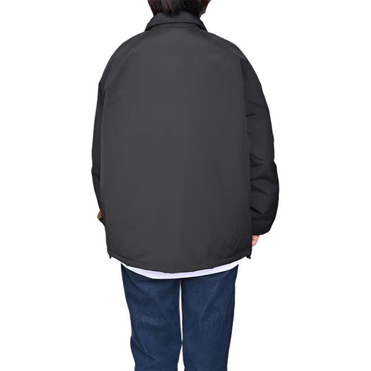 Vans X Yusuke Hanai Solid Color Polo Collar Skin-Friendly Comfortable Jacket Unisex Jacket VN000TRKBLK