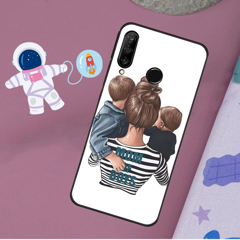 Baby Mom Daughter Girl Son Dad For Huawei Nova 10 9 SE 11 Pro Y60 Y70 Y90 Y61 Y91 Y72 Y73 12i 11i 8i P20 P30 P40 Lite Case