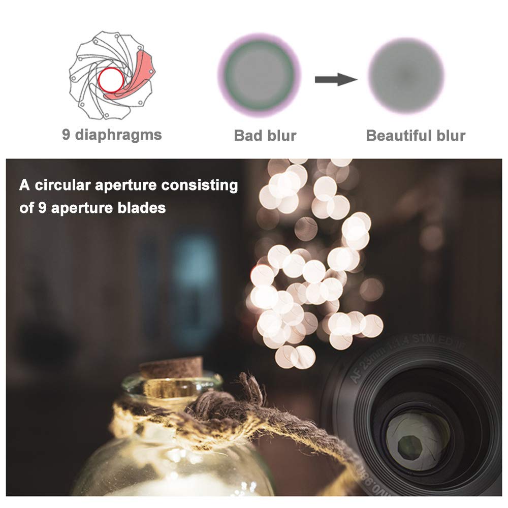 Viltrox 23mm Large Aperture Prime Noiseless Stepping HD Nano Multilayer Compact Metal Water 10 11 Elements X f1.4 Lens, STM, Motor, Coating, Body,