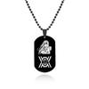 National Team Stainless Steel Logo Pendant Necklace