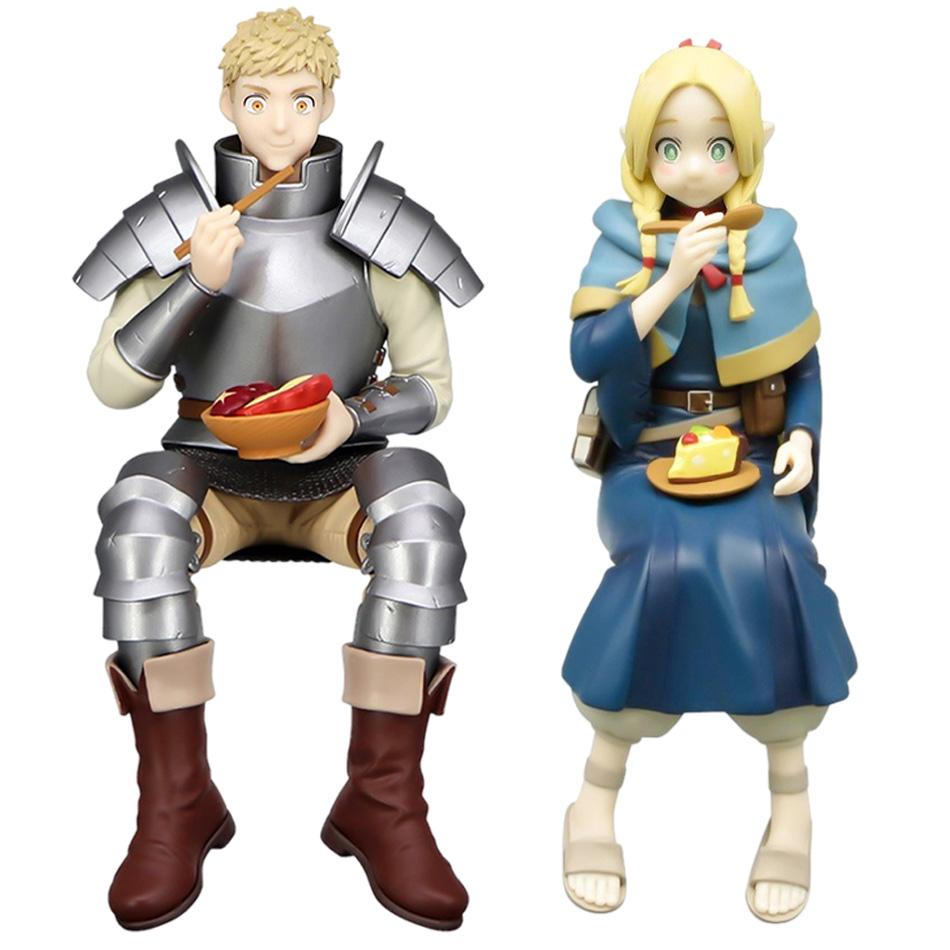 Marcil Donato Ragazza Anime Deliziosa Nella Statua del Dungeon Cibo del Dungeon Leo Stouten Action Figure Modello Seduta bambola colle Giocattolo