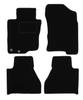 Black Velour Floor Mats For: Toyota Hilux VIII Pickup (2015-)