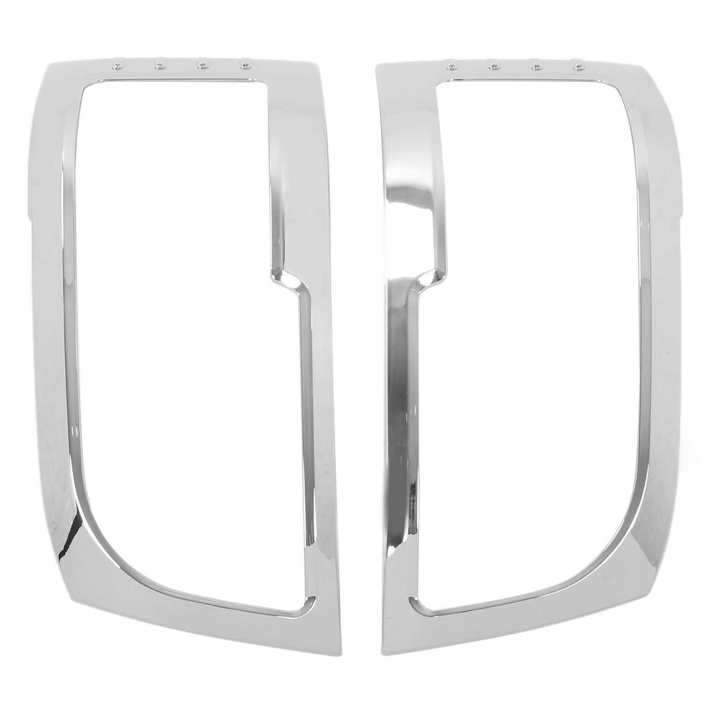 2pcs Headlight Cover ABS Chrome Plated Protective Frame Replacement for HIACE 2005‑2010