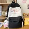 Schoolbag Polka Dot Printing Student Schoolbag Contrasting Color Student Schoolbag Leisure Commuting Backpack Large Capacity Lightweight Student 